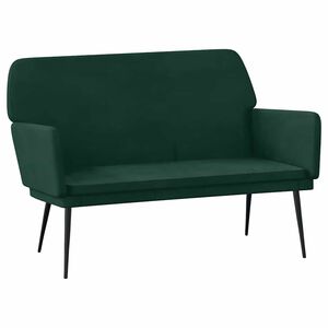 vidaXL Bankje 108x79x79 cm fluweel donkergroen