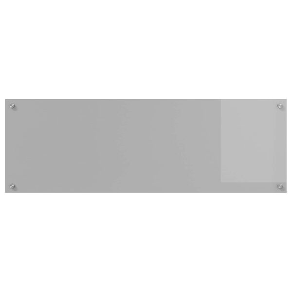 vidaXL Keuken Spatscherm Lichtgrijs 120 x 40 cm gehard glas