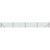 vidaXL Gaashek met flens 1x10 m groen