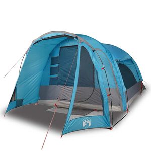 vidaXL Kampeertent 6-persoons waterdicht blauw