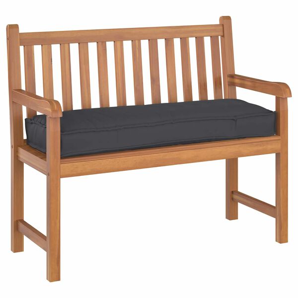 vidaXL Kussen Zwart 120 x 40 x 8 cm Oxford Stof