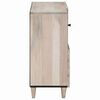 vidaXL Dressoir Wit Massief mango-hout en samengesteld hout