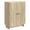 vidaXL Dressoir Sonoma Eiken 66 x 34,5 x 90 cm Bewerkt hout