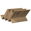 vidaXL Tijdschrift Rek Artisan Eiken 53 x 40 x 28.5 cm Bewerkt hout