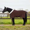 vidaXL Paardendeken Volledig Donkerbruin 145 cm Polar fleece