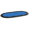vidaXL Pokertafelblad voor 10 spelers inklapbaar 208x106x3 cm blauw