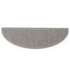 vidaXL Trapmatten zelfklevend 15 st sisal-look 65x21x4 cm platinakleur