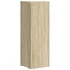 vidaXL Plantenstandaards 2 st 33x33x100 cm bewerkt hout sonoma eiken