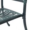 vidaXL Tuinstoelen 2 st gietaluminium groen
