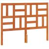 vidaXL Hoofdbord 135 cm massief grenenhout wasbruin