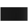 vidaXL Wandschappen 4 st 80x40x1,5 cm spaanplaat hoogglans zwart