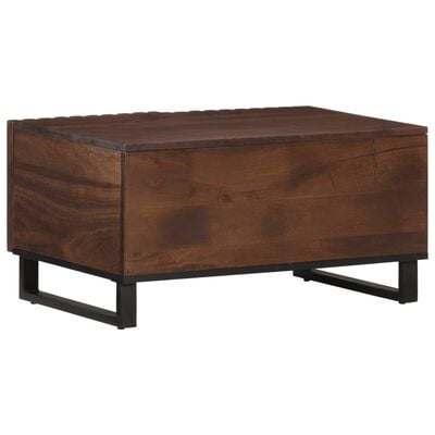 vidaXL Salontafel 80x51x40 cm massief mangohout bruin