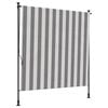 vidaXL Buiten Rolgordijn Antraciet en Wit 100 x 270 cm