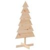 vidaXL Kerstdecoratie kerstboom 120 cm massief grenenhout