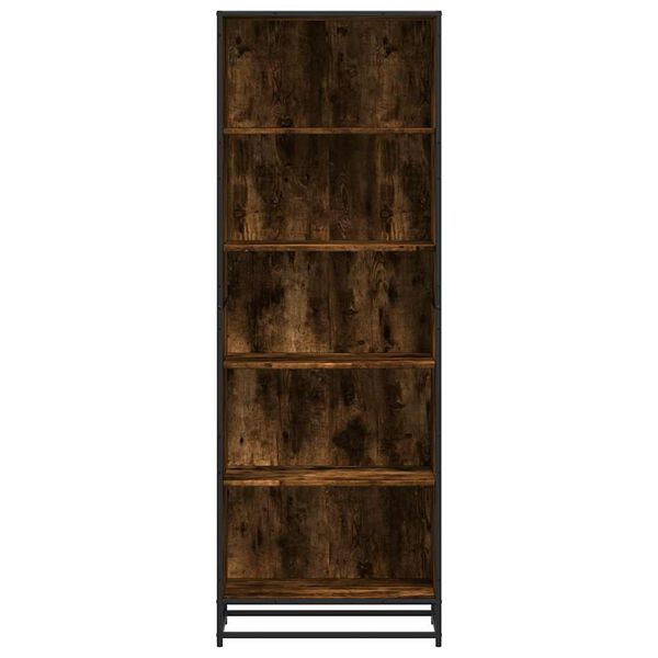 vidaXL Boekenkast 60x35x170,5 cm bewerkt hout gerookt eikenkleurig