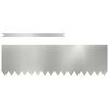vidaXL Tuinrand 30 st 100 x 0,05 x 30 cm Gegalvaniseerd staal Zilver