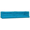 vidaXL Palletkussens 5 st stof blauw