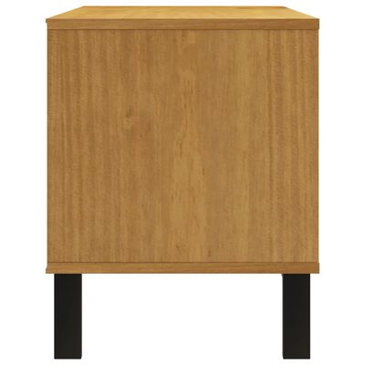 vidaXL TV-meubel FLAM 110x40x50 cm massief grenenhout