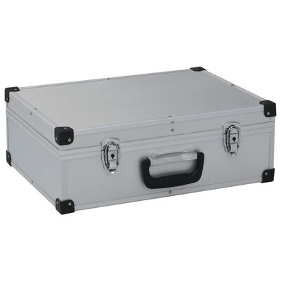 douche verzonden bespotten vidaXL Gereedschapskoffer 46x33x16 cm aluminium zilverkleurig online kopen  | vidaXL.be
