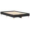 vidaXL Bedframe zonder matras 135x190 cm spaanplaat zwart
