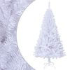 vidaXL Kunstkerstboom met dikke takken 120 cm PVC wit