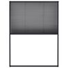 vidaXL Raamhor pliss&eacute; 60x80 cm aluminium antracietkleurig