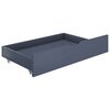 vidaXL Bedframe met 2 lades massief grenenhout grijs 160x200 cm