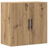 vidaXL Wandkast 60 x 31,5 x 60 cm Bewerkt hout Artisan Eiken
