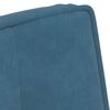 vidaXL Relaxstoel 64x74x84 cm fluweel blauw