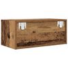 vidaXL Tv-meubels 2 st 60x31x25,5 cm bewerkt hout oud houtkleurig