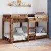 vidaXL Bunk Bed voor Kinderen Oudhout 90 x 200 cm Bewerkt hout