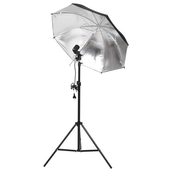 vidaXL Fotostudioset met verlichtingsset, achtergrond en reflector