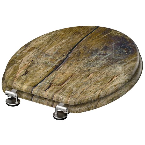 SCH&Uuml;TTE Toiletbril SOLID WOOD MDF met print