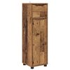 vidaXL Badkamermeubelset met lade met wiel 4 pcs Oud Hout Bewerkt hout