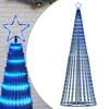 vidaXL LED-kerstboom 475 LEDs 247 cm blauw
