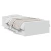 vidaXL Bedframe met lades bewerkt hout wit 90x190 cm