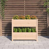 vidaXL Plantenbak 77x25x66 cm massief grenenhout