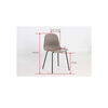 Venture Home Eetkamerstoelen 2 st Arctic kunststof zwart en khaki