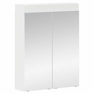 vidaXL Badkamer spiegelkast TULUM Wit 60 x 16,5 x 78 cm Bewerkt hout