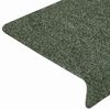 vidaXL Trapmatten Zelfklevend 30 stuks 65x21x4 cm Groen Rechthoekige Rand