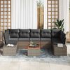 vidaXL Tuin Sofa Set 8 pcs Grijs