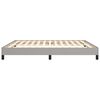 vidaXL Bedframe zonder matras stof lichtgrijs 160x200 cm