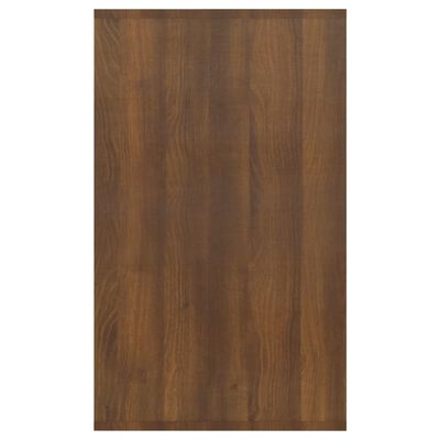 vidaXL Dressoir met 3 lades 120x41x75 cm bewerkt hout bruin eikenkleur