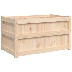 vidaXL Plantenbak 90x50x50 cm massief grenenhout