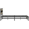 vidaXL Bedframe zonder matras metaal sonoma eikenkleurig 183x213 cm