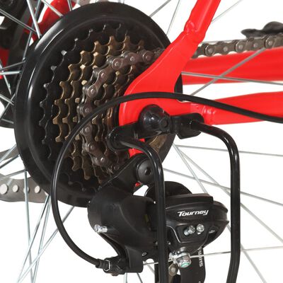 vidaXL Mountainbike 21 versnellingen 29 inch 58 cm frame rood online kopen | vidaXL.be