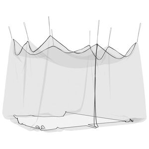 vidaXL Klamboe voor buiten 220 gaas zwart 300x300x250 cm