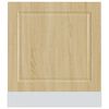 vidaXL Vaatwaspaneel Porto 60x1,5x67 cm bewerkt hout sonoma eikenkleur