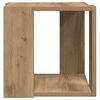 vidaXL Salontafel Artisan Eiken 32 x 32 x 30 cm Bewerkt hout