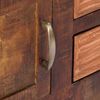 vidaXL Dressoir 118x30x75 cm massief mangohout